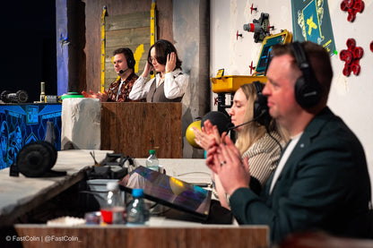 Caster- und Analysten-Desk beim R6 Central Combine 2026