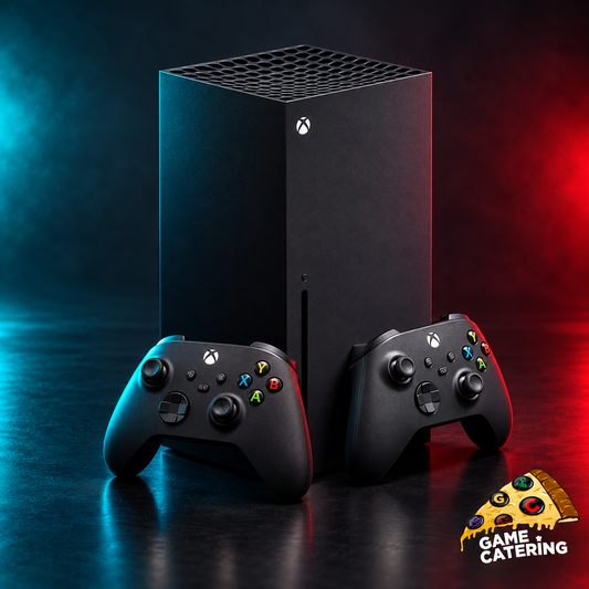 Xbox Series X mit zwei Controllern mieten bei GameCatering
